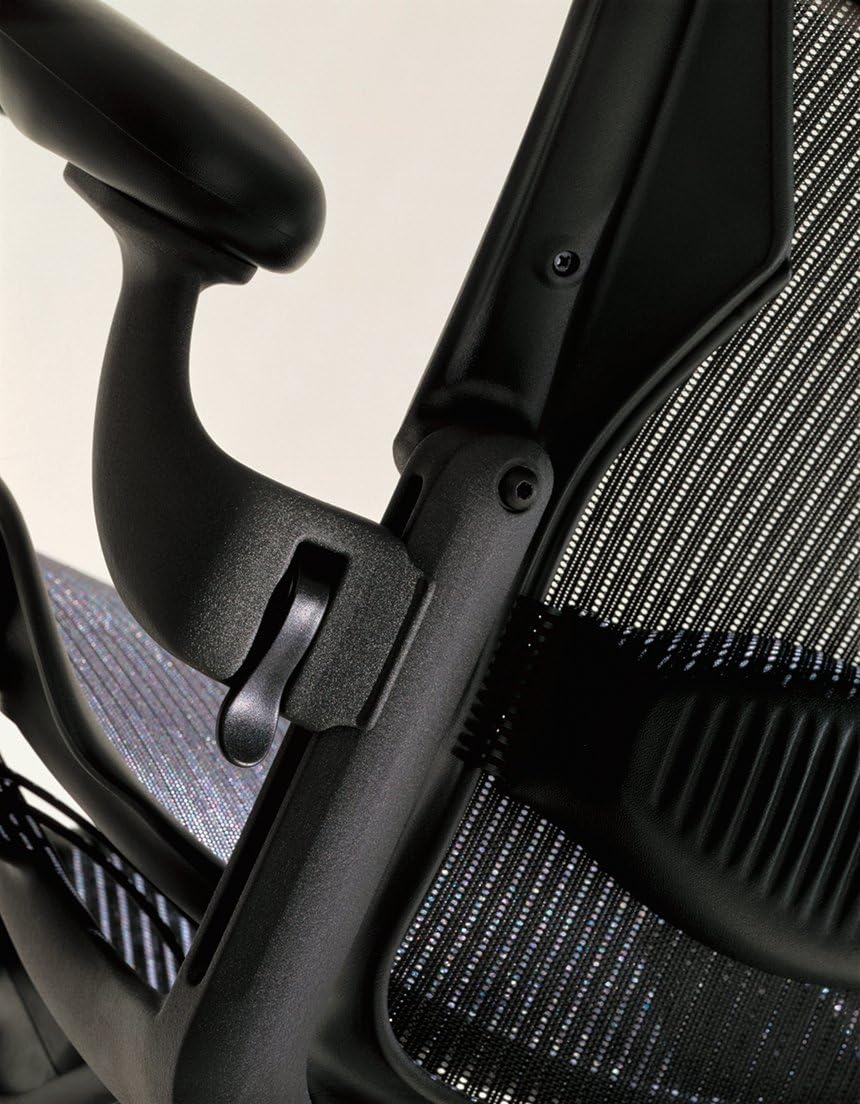 Herman Miller Embody Ergonomic Office Chair | Fully Adjustable Arms and Carpet Casters | Black Rhythm - Image 9